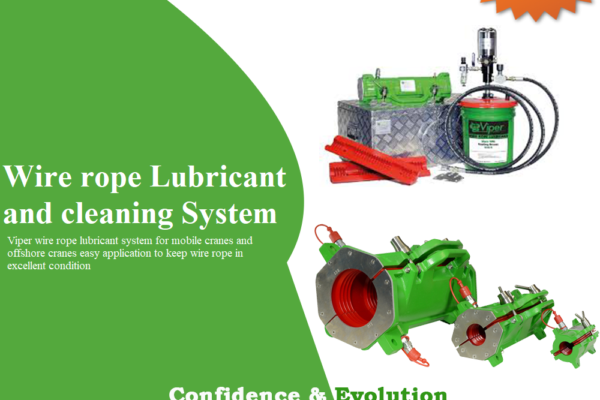 wire rope lubrification systeme